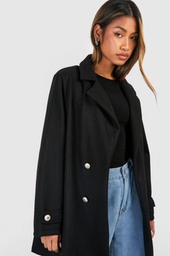 BOOHOO PŁASZCZ OVERSIZE DWURZĘDOWY GUZIKI VCU NG2__XL