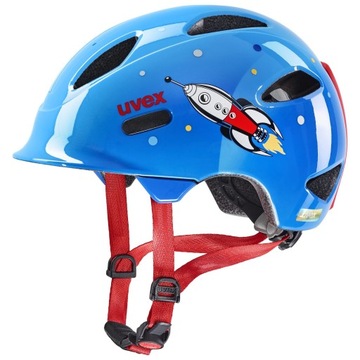 KASK DZIECIĘCY UVEX OYO STYLE BLUE ROCKET 45-50 cm