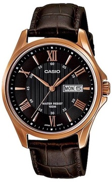 STALOWY KLASYCZNY ZEGAREK CASIO MTP-1384L -1A DATA