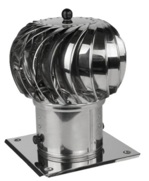 NASADA KOMINOWA KWASOODPORNA KULA 150 mm OBROTOWA