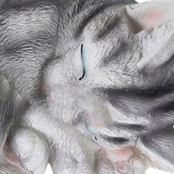 Садовая статуя кошки, скульптура, фигурка из смолы,