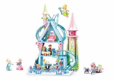Klocki Pałac Księżniczki 447 elementów zabawka dla dziewczynek prezent