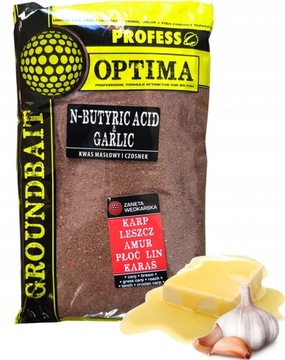 PROFESS Zanęta OPTIMA 10kg - Kwas Masłowy Czosnek