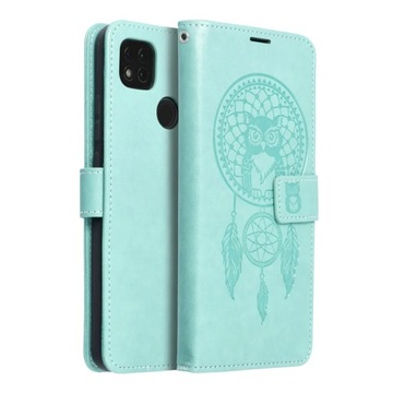 Чехол MEZZO Book для XIAOMI Redmi 9C / 9C NFC ловец снов зеленый