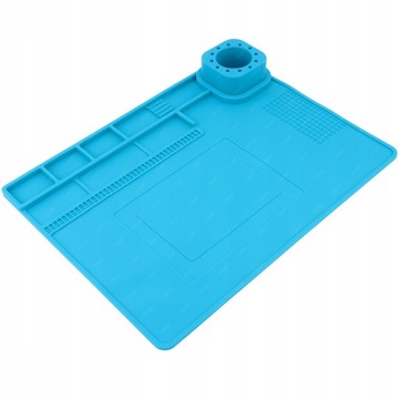 DUŻA MATA SILIKONOWA IZOLACYJNA HOTAIR GRUBA ORGANIZER 40x30cm RT0396