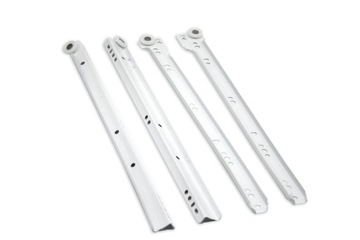 Prowadnica rolkowa do szuflad L400 biała