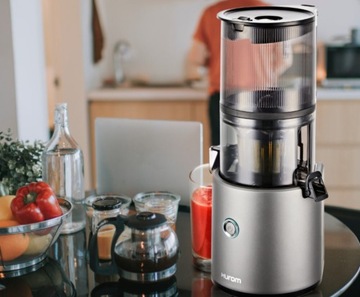 HUROM - H300E - Соковыжималка медленного действия, Титановый серый, графитовый цвет