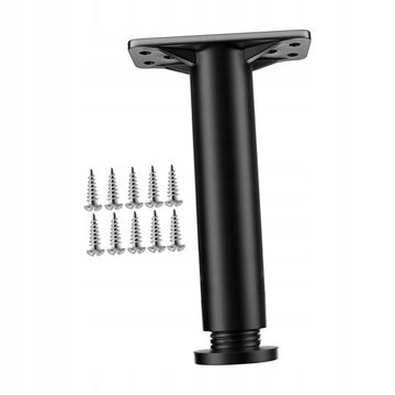 Wspornik belek łóżka Stalowa stopka meblowa ze śrubami 20cm