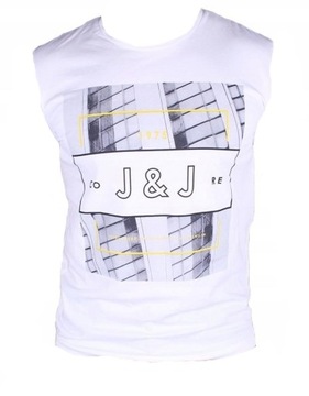 Jack Jones Bezrękawnik Tank Top Biały Logo _ XL