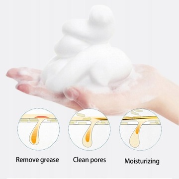 Гиалуроновая кислота, аминокислота, мягко очищает.