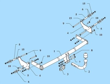 AUTO ZAŘÍZENÍ(HÁK) TÁŽNÝ RENAULT GRAND MODUL +SVAZEK