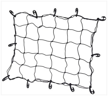 U9R38 SIATKA DO MOCOWANIA BAGAŻU Z HAKAMI 75X90CM FV 88143
