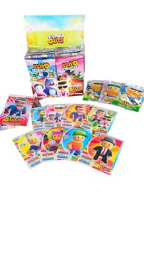 КОЛЛЕКЦИОННЫЕ КАРТОЧКИ STUMBLE GUYS БОЛЬШОЙ НАБОР 288 штук 36 ПАКЕТОВ