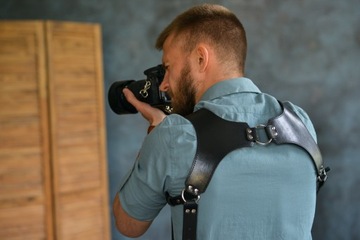 Кожаные фотографические подтяжки CH. Модель «нКЭЛТ»