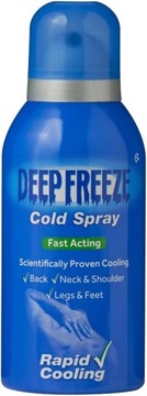 Deep Freeze Spray Chłodzący Przynosi Szybką Ulgę Na Ból Aerozol 150 ml