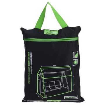 2x POKROWIEC PLANDEKA NA MEBLE OGRODOWE Huśtawkę Ogrodową 225x145x175 cm