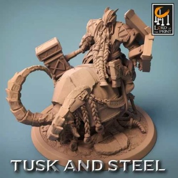 Гномы-солдаты на козах