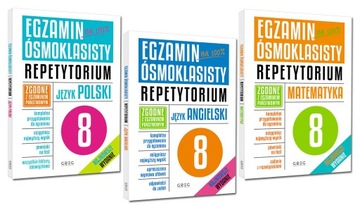 EGZAMIN ÓSMOKLASISTY REPETYTORIUM KOMPLET GREG 2024