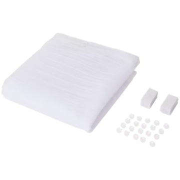 МАГНИТНАЯ МОСКИТНАЯ СЕТКА ДЛЯ ДВЕРНОЙ СЕТКИ 210х100см БЕЛАЯ БОЛЬШАЯ ПРОЧНАЯ