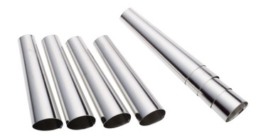FOREMKI DO PIECZENIA RUREK Z KREMEM METALOWE 9cm FORMA ROŻKI KOMPLET 8 SZT