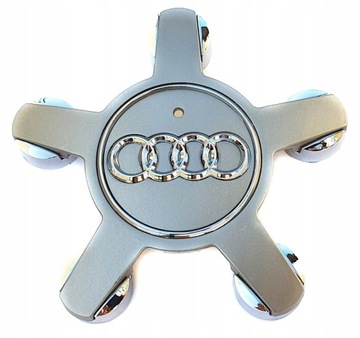 Dekielek ZAŚLEPKI ZNACZKI) 135 mm Audi KAPSLE dekle AUDI PAJĄK SREBRNY