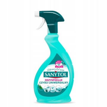 SANYTOL Środek czyszczący spray EUKALIPTUS 500 ml
