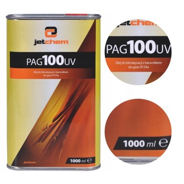 Olej PAG100 UV do klimatyzacji uniwersalny JETCHEM