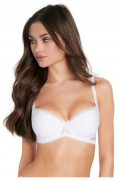 HENDERSON BIUSTONOSZ STANIK PUSH UP KASSIDY BIAŁY 75F + WORECZEK DO PRANIA