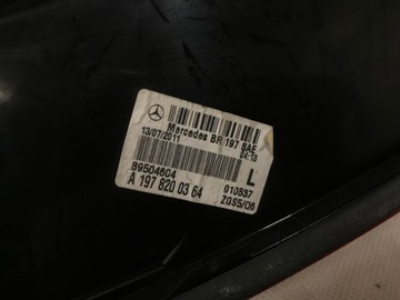 SVĚTLO MERCEDES SLS W297 ZADNÍ LEVÝ USA