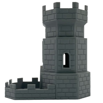 DICE CASTLE TOWER - настольная ролевая игра Серый