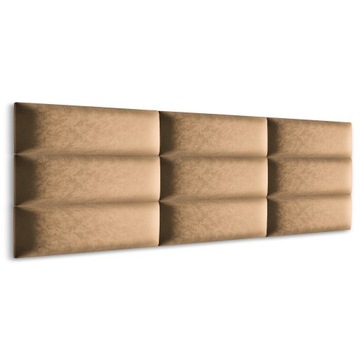 PANELE TAPICEROWANE ŚCIENNE 90x30 WEZGŁOWIE 3D