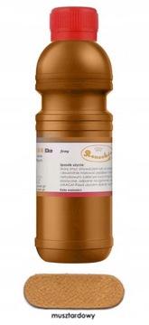 RENOSKÓR FARBA LAKIER DO SKÓRY MUSZTARDOWY 200ML