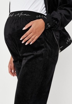 ЧЕРНЫЕ ВЕЛУРОВЫЕ БРЮКИ MISSGUIDED ДЛЯ МАТЕРИАЛОВ (36)