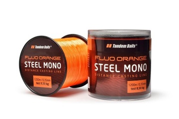 Żyłka Tandem Baits Steel Mono Fluo ORANGE 0,30 mm x 600 m Na Karpie Hit !