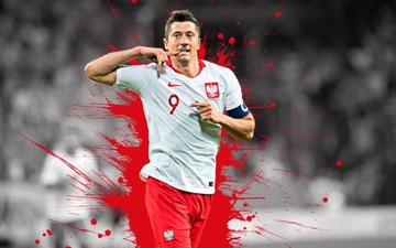 ROBERT LEWANDOWSKI Naklejka - plakat 50 cm K242