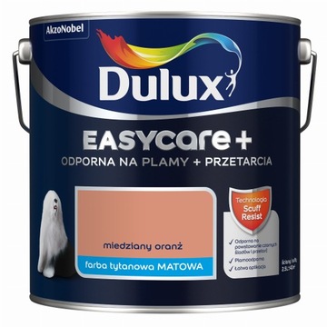 DULUX EASYCARE+ 2,5L - Miedziany oranż