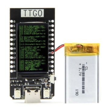 MODUŁ TTGO T-DISPLAY ESP32 z LCD + AKUMULATOR