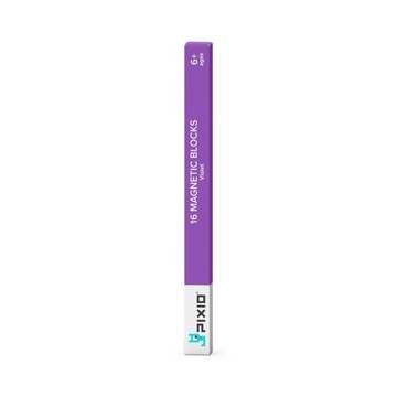МАГНИТНЫЕ БЛОКИ PIXIO 16 ФИОЛЕТОВЫХ ЦВЕТОВ