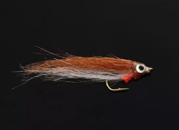 Flash Minnow streamer wolno tonący #2 BROWN 8 cm