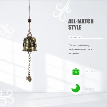 Ring Metal Wind Chimes Tradycyjny dzwonek do drzwi