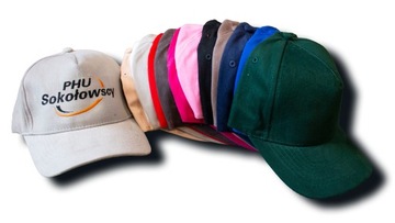 Czapka z Twoim Haftem LOGO napis JHK