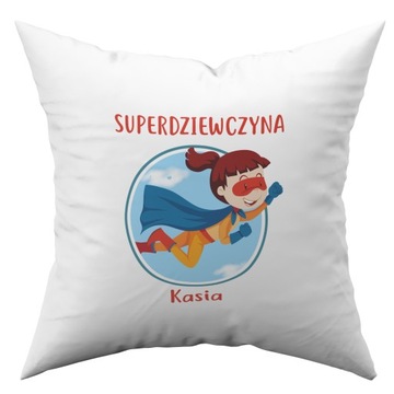 PREZENT NA DZIEŃ KOBIET PODUSZKA Z IMIENIEM WZORY