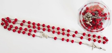 RÓŻANIEC DREWNIANY PACHNĄCY RÓŻĄ W PUDEŁECZKU