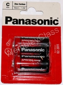 Baterie R14 1,5V cynkowo - węglowa 2szt.