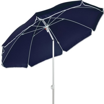 NIEBIESKI PARASOL PLAŻOWY 160CM ŁAMANY OGRODOWY