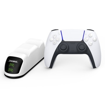 Док-станция для зарядного устройства с 2 накладками DualSense для PS5