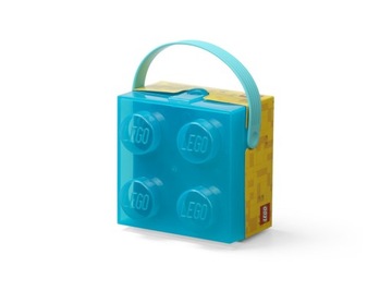 LEGO LUNCH BOX ПРОЗРАЧНЫЙ СИНИЙ ЛАНЧ БОКС XL