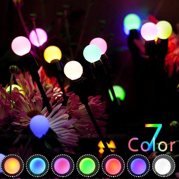 2 шт. СОЛНЕЧНАЯ ЛАМПА FIREFLY SWING BALL SARDEN BALL 10LED