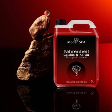 Möller SPA ФАРЕНГЕЙТ ЦЕЛЬСИЙ и КЕЛЬВИН ГЕЛЬ ДЛЯ ДУША АРОМАТ 5л