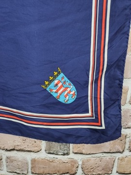 Красивый ШЕЛКОВЫЙ ШАРФ с логотипом